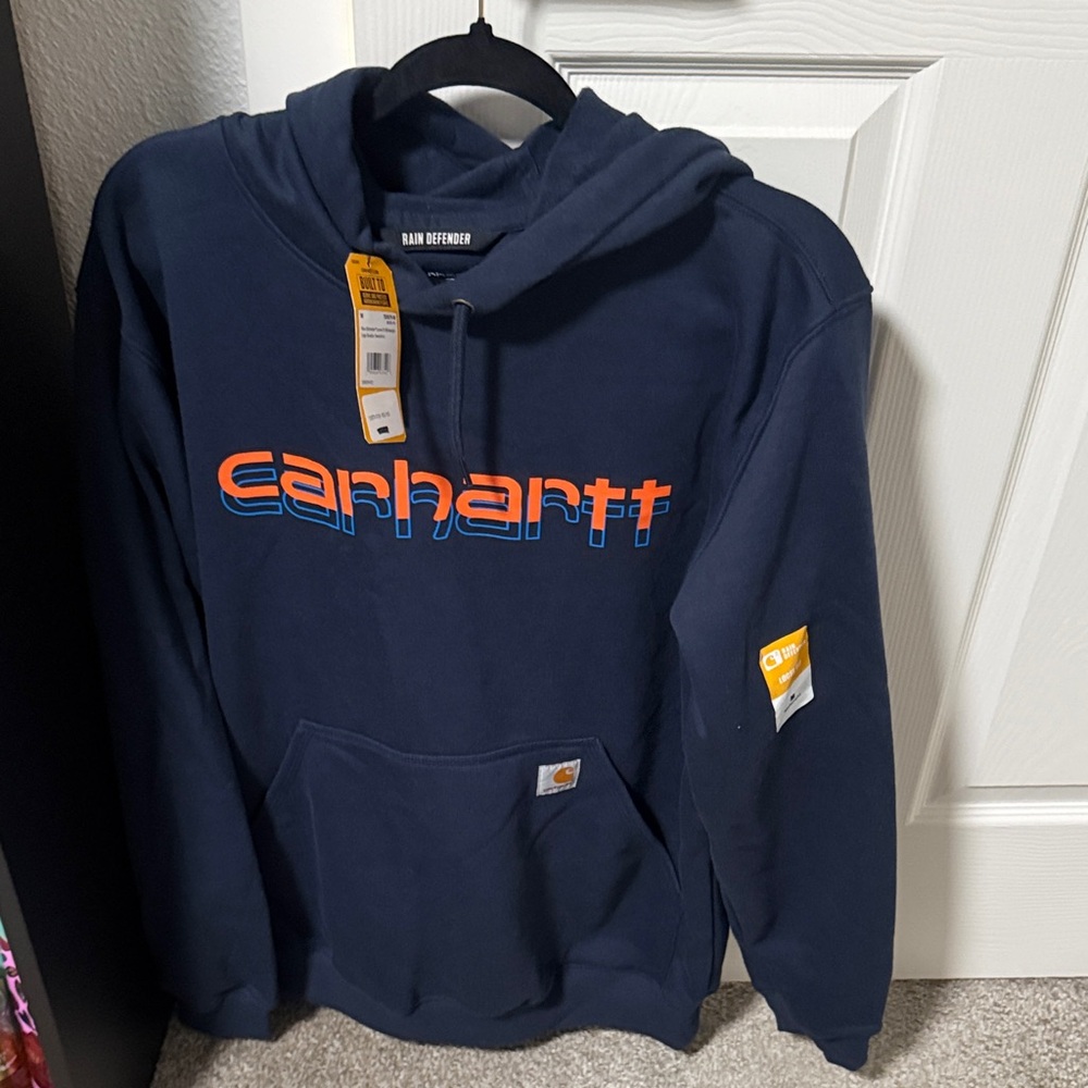 Carhartt Men's Dark Blue Hoodie New!